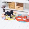 Touchdog Cartoon Three-eyed Monster Rounded Cat and Dog Mat