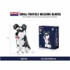 Cartoon Simulation Pet Dog Building Blocks Mini Dachshund Poodle Doberman Model Children's Toy Gift Dog Pet Building Blocks